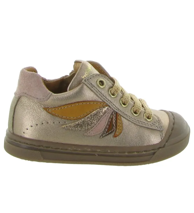 chaussures bebe du 18 au 27 - - bebe fille - Cuir - Or - Babybotte