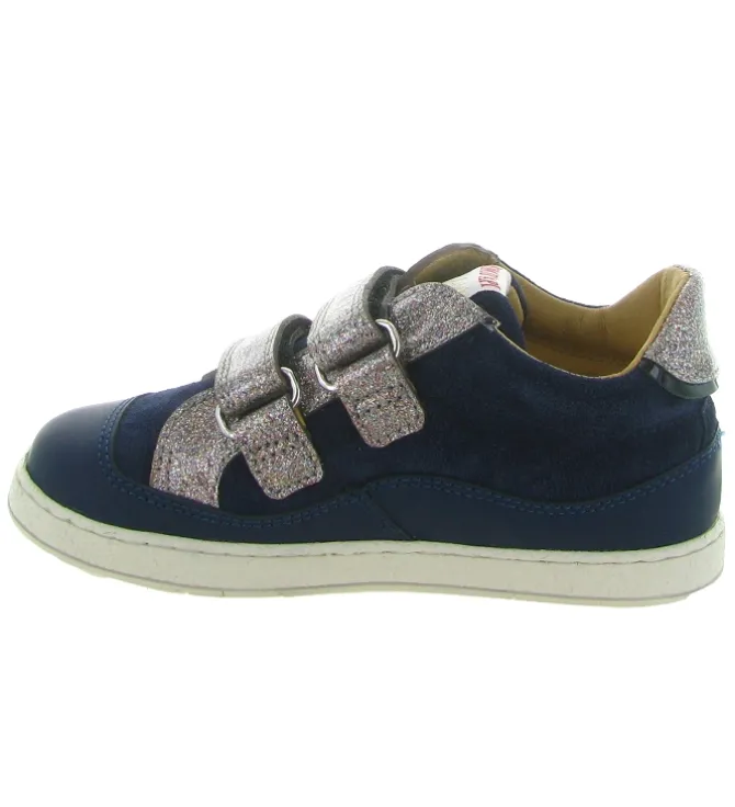 chaussures bebe du 18 au 27 - - bebe fille - Nubuck - Bleu - Pom d api