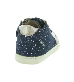 chaussures bebe du 18 au 27 - - bebe fille - Cuir - Bleu Marine - Shoo pom