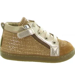 chaussures bebe du 18 au 27 - - bebe fille - Cuir - Camel - Shoo pom