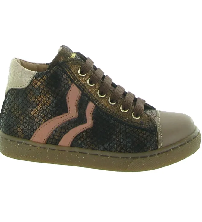 chaussures bebe du 18 au 27 - - bebe fille - Cuir - Bronze - Babybotte