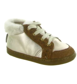 chaussures bebe du 18 au 27 - - bebe fille - Cuir - Bronze - Shoo pom