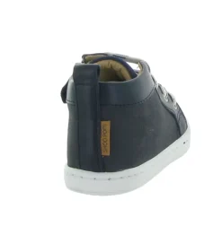chaussures bebe du 18 au 27 - - bebe garcon - Cuir - Bleu - Shoo pom
