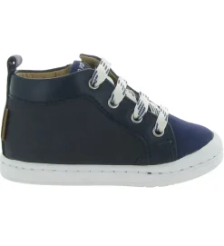 chaussures bebe du 18 au 27 - - bebe garcon - Cuir - Bleu - Shoo pom