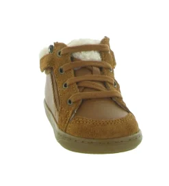chaussures bebe du 18 au 27 - - bebe garcon - Cuir - Marron - Shoo pom