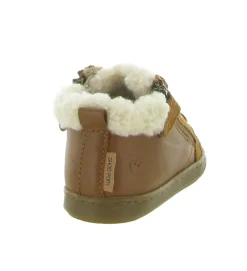 chaussures bebe du 18 au 27 - - bebe garcon - Cuir - Marron - Shoo pom