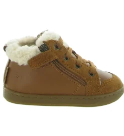 chaussures bebe du 18 au 27 - - bebe garcon - Cuir - Marron - Shoo pom