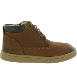 chaussures bebe du 18 au 27 - - bebe garcon - Cuir - Marron - Kickers
