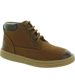 chaussures bebe du 18 au 27 - - bebe garcon - Cuir - Marron - Kickers