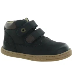 chaussures bebe du 18 au 27 - - bebe garcon - Cuir - Bleu Marine - Kickers