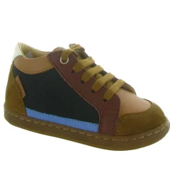 chaussures bebe du 18 au 27 - - bebe garcon - Cuir - Marron - Shoo pom
