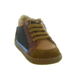 chaussures bebe du 18 au 27 - - bebe garcon - Cuir - Marron - Shoo pom