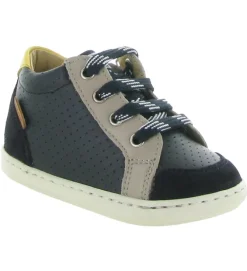 chaussures bebe du 18 au 27 - - bebe garcon - Cuir - Bleu Marine - Shoo pom