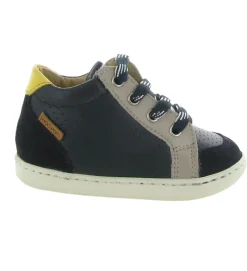 chaussures bebe du 18 au 27 - - bebe garcon - Cuir - Bleu Marine - Shoo pom