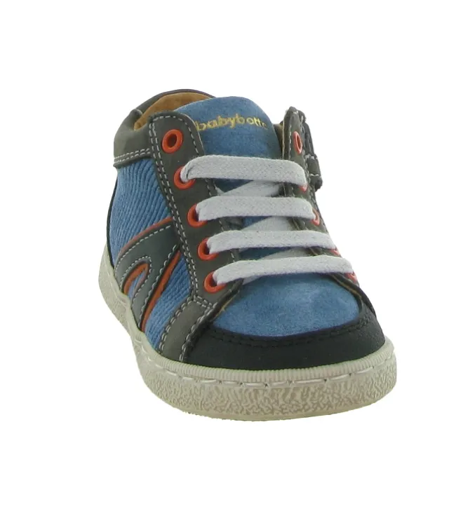 chaussures bebe du 18 au 27 - - bebe garcon - Cuir - Bleu - Babybotte