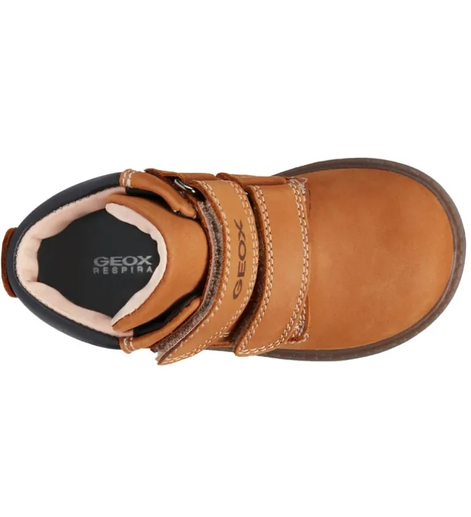 chaussures bebe du 18 au 27 - - bebe garcon - Nubuck - Marron - Geox