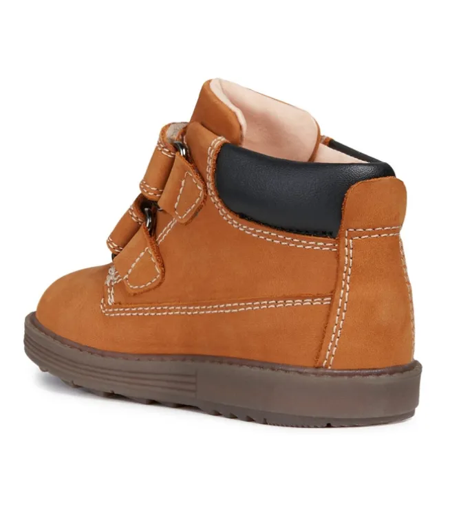 chaussures bebe du 18 au 27 - - bebe garcon - Nubuck - Marron - Geox