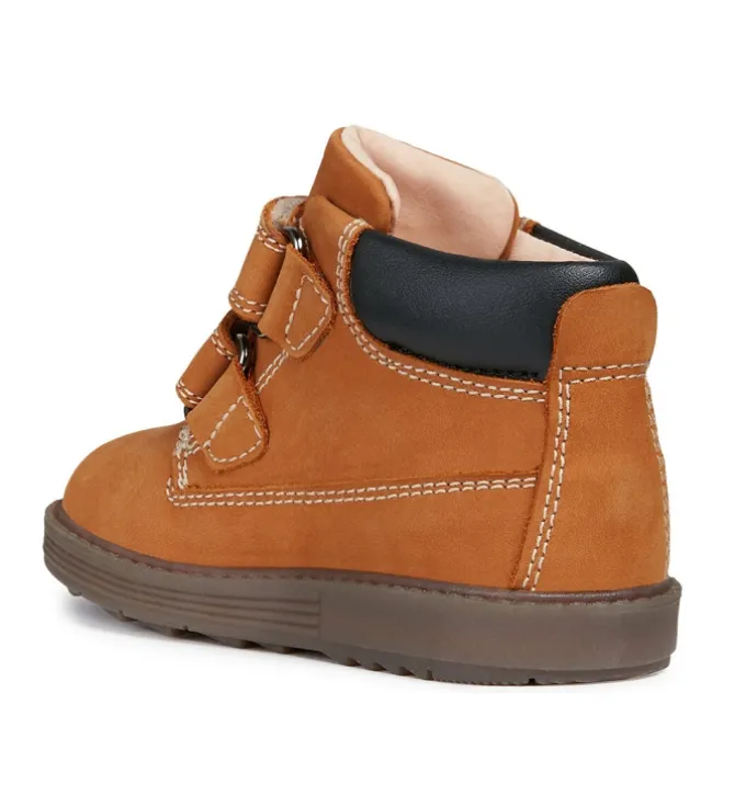 chaussures bebe du 18 au 27 - - bebe garcon - Nubuck - Marron - Geox
