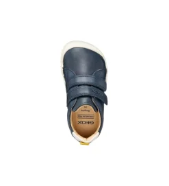 chaussures bebe du 18 au 27 - Semelle souple - bebe garcon - Cuir - Bleu Marine - Geox