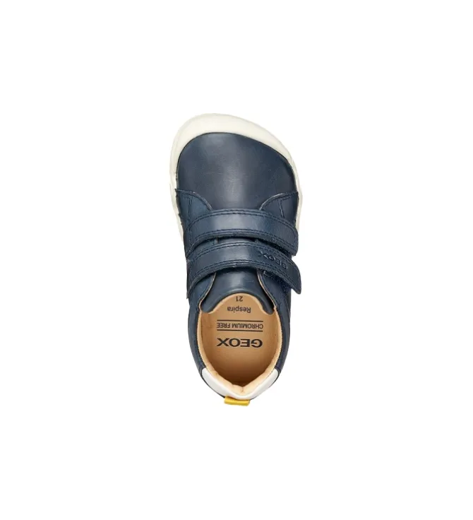 chaussures bebe du 18 au 27 - Semelle souple - bebe garcon - Cuir - Bleu Marine - Geox