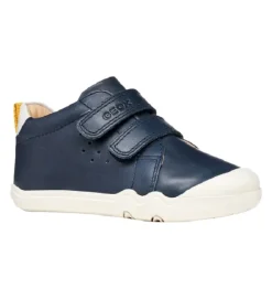 chaussures bebe du 18 au 27 - Semelle souple - bebe garcon - Cuir - Bleu Marine - Geox