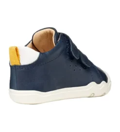 chaussures bebe du 18 au 27 - Semelle souple - bebe garcon - Cuir - Bleu Marine - Geox