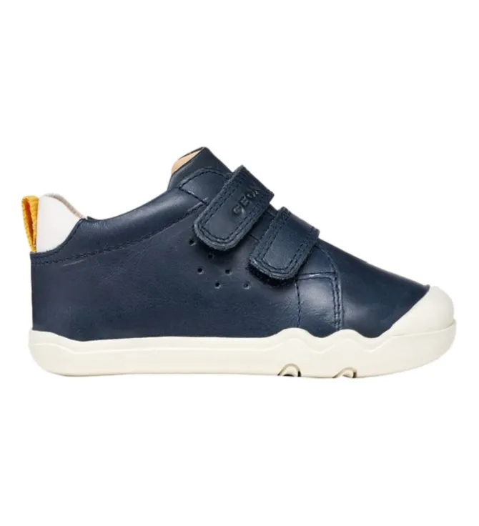 chaussures bebe du 18 au 27 - Semelle souple - bebe garcon - Cuir - Bleu Marine - Geox