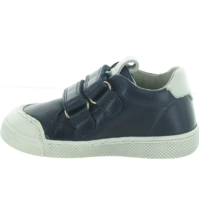 chaussures bebe du 18 au 27 - Semelle souple - bebe garcon - Cuir - Bleu Marine - Froddo