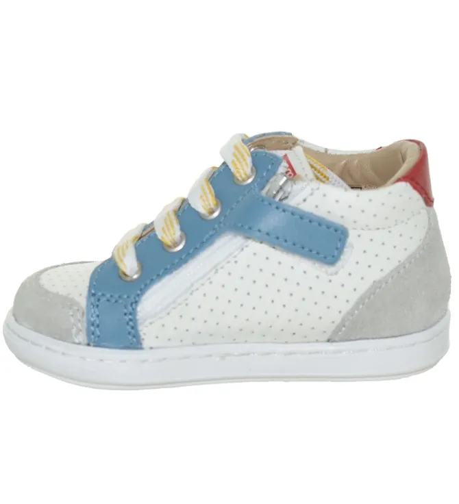 chaussures bebe du 18 au 27 - Semelle souple - bebe garcon - Nubuck - Gris - Shoo pom