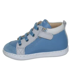 chaussures bebe du 18 au 27 - Semelle souple - bebe garcon - Nubuck - Bleu - Shoo pom