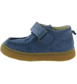chaussures bebe du 18 au 27 - Semelle souple - bebe garcon - Cuir - Bleu - Naturino