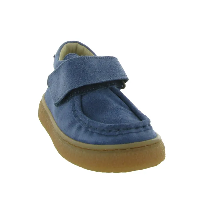 chaussures bebe du 18 au 27 - Semelle souple - bebe garcon - Cuir - Bleu - Naturino