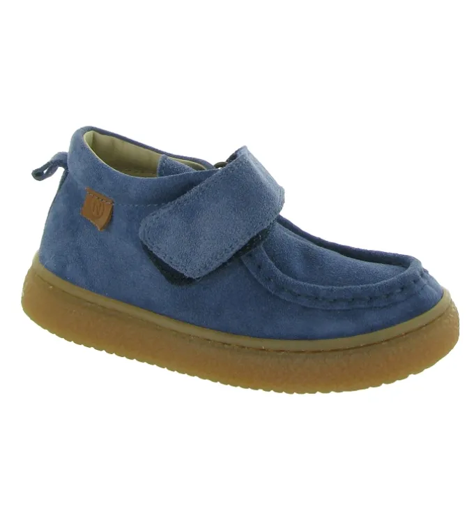 chaussures bebe du 18 au 27 - Semelle souple - bebe garcon - Cuir - Bleu - Naturino