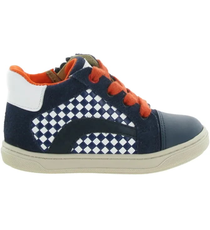 chaussures bebe du 18 au 27 - Semelle souple - bebe garcon - Cuir - Bleu Marine - Acebos