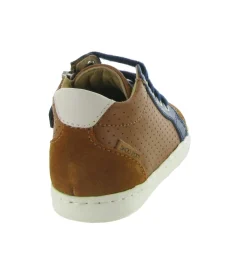 chaussures bebe du 18 au 27 - Semelle souple - bebe garcon - Cuir - Marron - Shoo pom