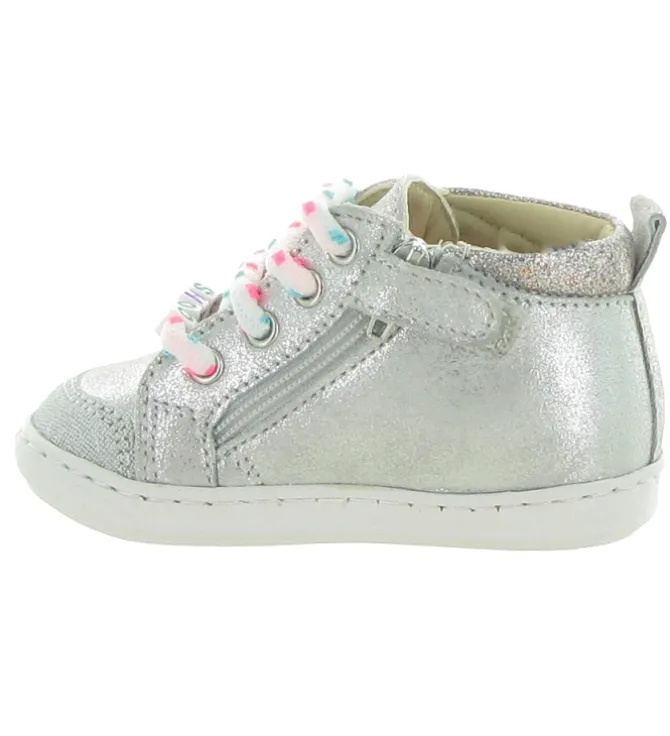 chaussures bebe du 18 au 27 - Semelle souple - bebe fille - Cuir laminé - Camel - Shoo pom