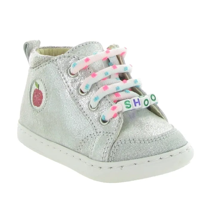 chaussures bebe du 18 au 27 - Semelle souple - bebe fille - Cuir laminé - Camel - Shoo pom