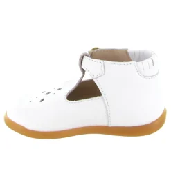 chaussures bebe du 18 au 27 - Semelle souple - bebe fille - Cuir - Blanc - Babybotte