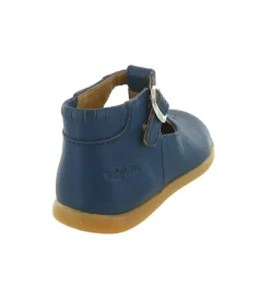 chaussures bebe du 18 au 27 - Semelle souple - bebe fille - Cuir - Bleu - Babybotte
