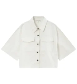 chemise - MANCHE COURTE - vetement femme - Coton - Blanc - Grace and mila