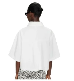 chemise - MANCHE COURTE - vetement femme - Coton - Blanc - Grace and mila