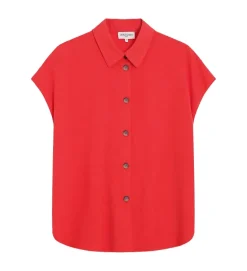 chemise - MANCHE LONGUE - vetement femme - Textile - Orange - Grace and mila
