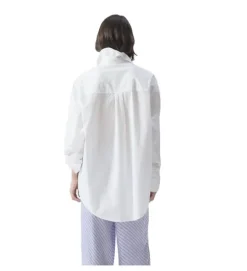 chemise - MANCHE LONGUE - vetement femme - Coton - Blanc - American vintage