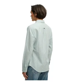 chemise - MANCHE LONGUE - vetement femme - Coton - Vert - Superdry