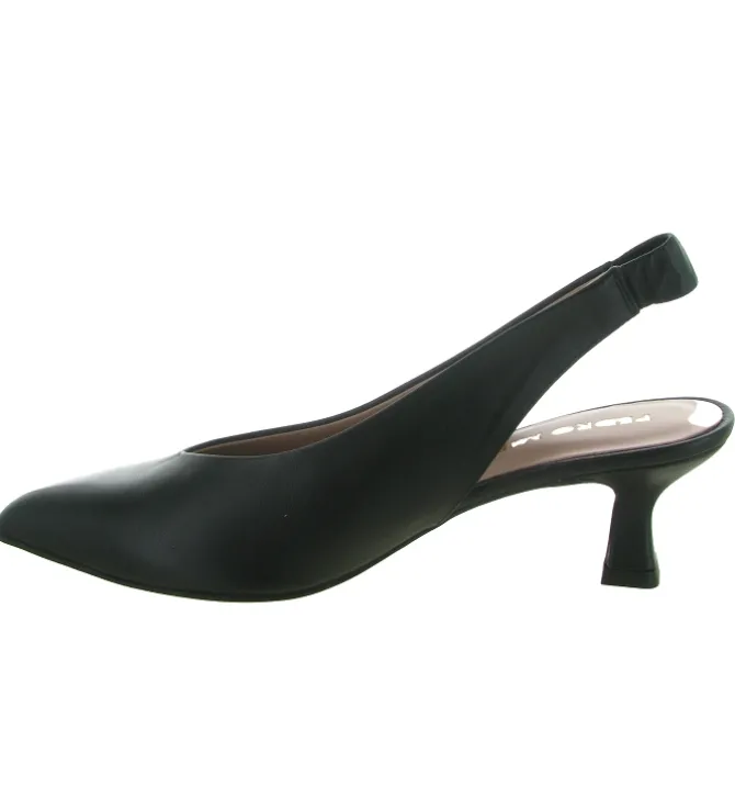 escarpins et trotteurs - Bride arrière - femme - Cuir - Noir - Pedro miralles