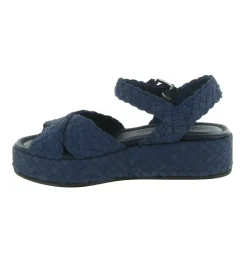 escarpins et trotteurs - Bride arrière - femme - Cuir - Bleu - Pons quintana