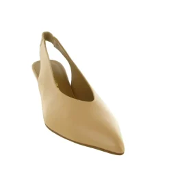 escarpins et trotteurs - Bride arrière - femme - Cuir - Beige - Pedro miralles
