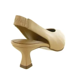 escarpins et trotteurs - Bride arrière - femme - Cuir - Beige - Pedro miralles