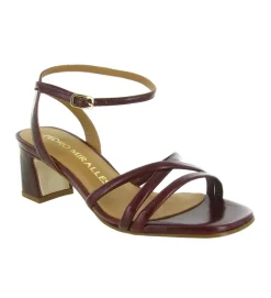 escarpins et trotteurs - Bride arrière - femme - Cuir - Bordeaux - Pedro miralles