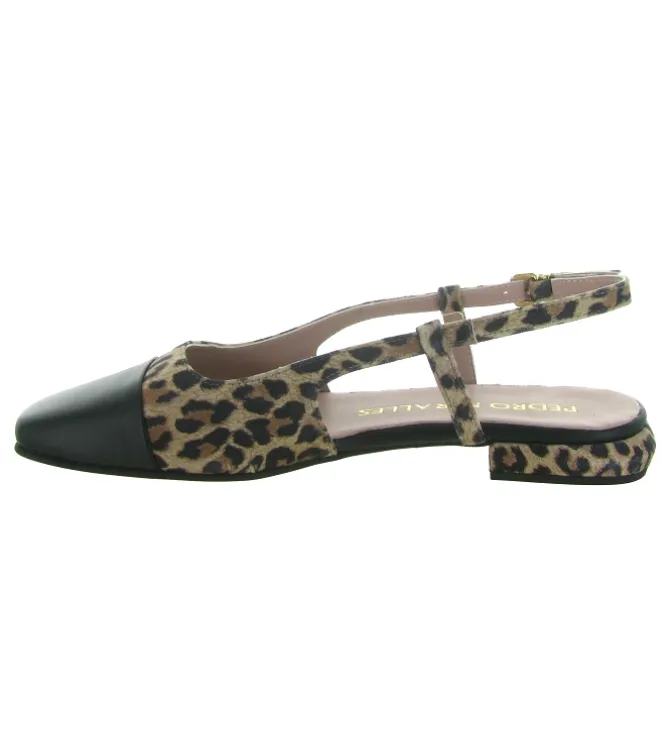 escarpins et trotteurs - Bride arrière - femme - Nubuck - Léopard - Pedro miralles